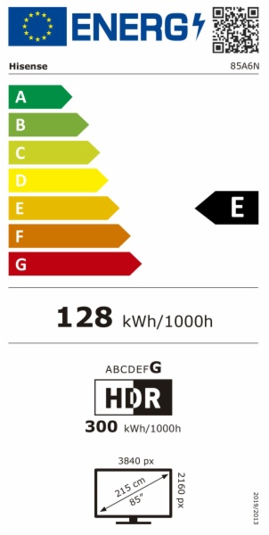 TELEVISOR LED HISENSE 85A6N